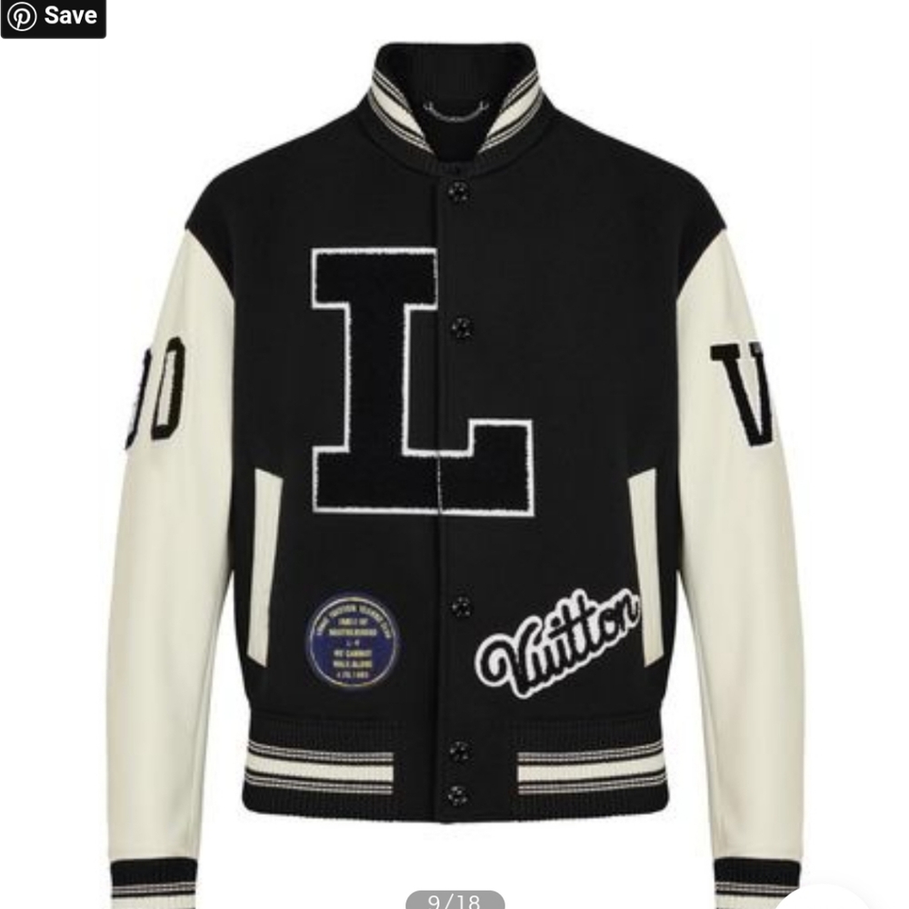 Louis Vuitton Baseball Jacket with patches.